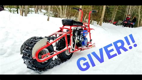 Mini Bike Snow Track Kit